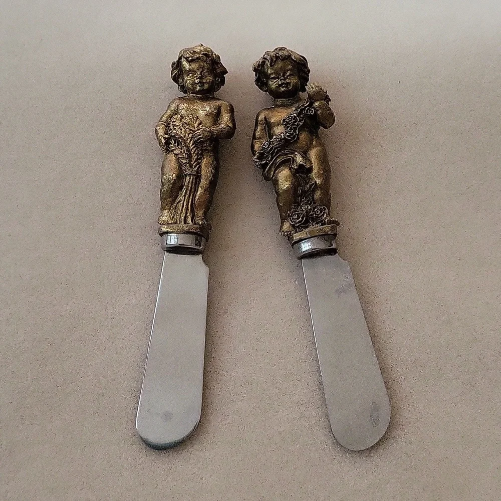 Boston Warehouse Cherub Butter Knives